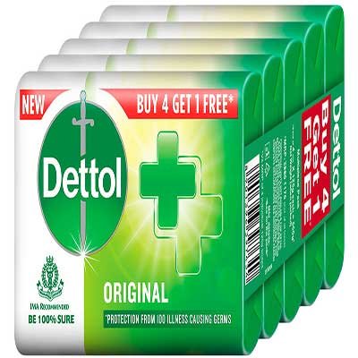  Dettol Original Soap 125 g (Buy 4 Get 1 Free)